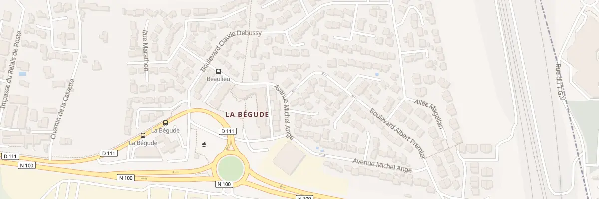 Plan du 4 Bd Albert 1er à Rochefort-du-Gard