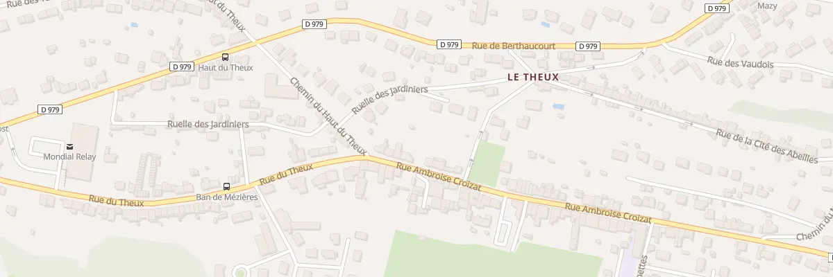 Plan du 7 Rue Ambroise Croizat à Charleville-Mézières