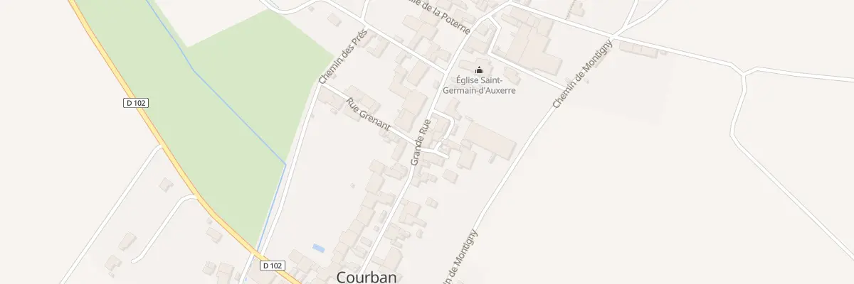 Plan du 1 Rle du Porche à Courban