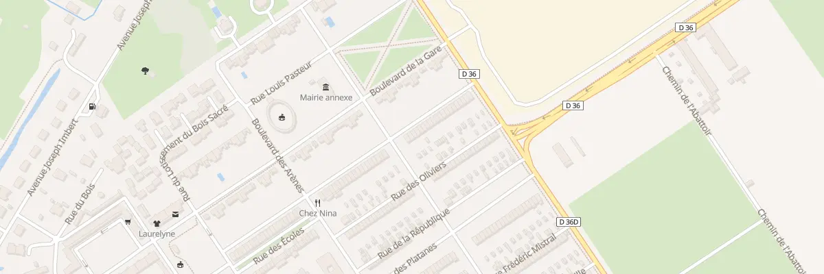 Plan du 19 Rue des Oliviers Salin à Arles