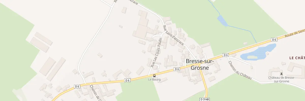 Plan du 3 Rue les Cours Paulin à Bresse-sur-Grosne