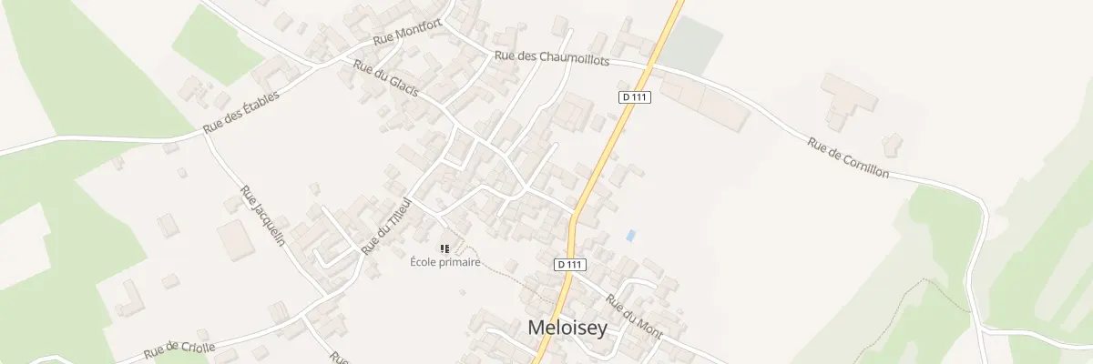 Plan du 4 Rue du Glacis à Meloisey
