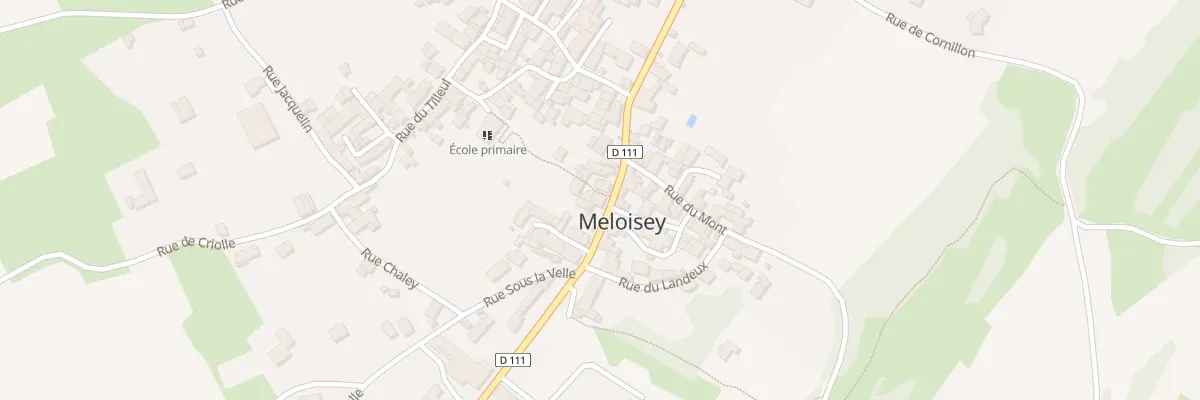 Plan du 11 Rte de Pommard à Meloisey
