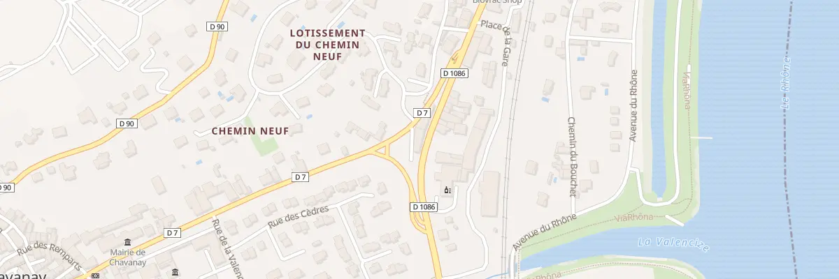Plan du 62 Che Neuf à Chavanay