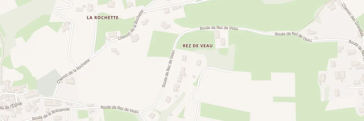 Plan du 192 Rte de Rez de Veau à La Roche-Vineuse