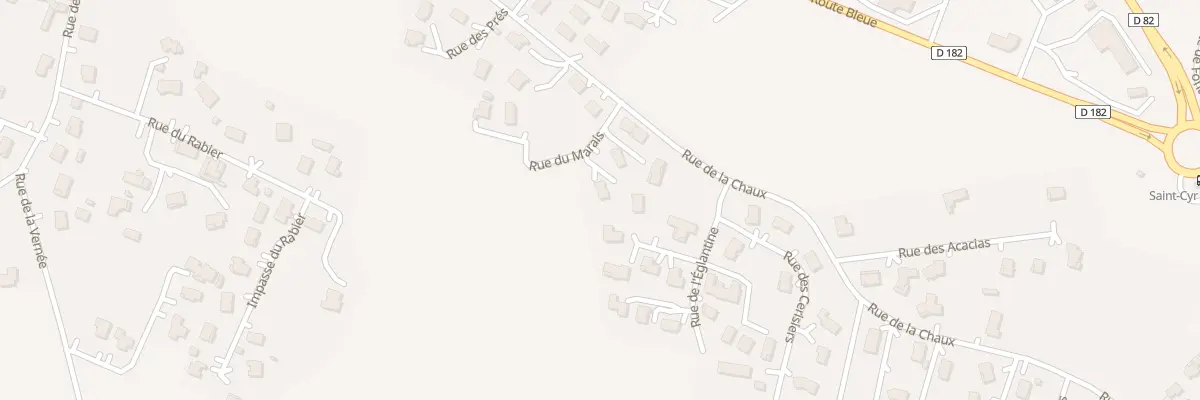 Plan du 7 Rue des Marais à Saint-Cyr