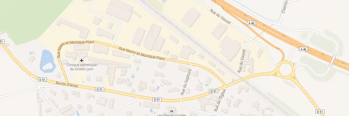 Plan du 441 Rue Mario et Monique Piani à Ambérieux