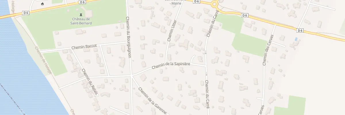 Plan du 173 Che Utter à Saint-Bernard