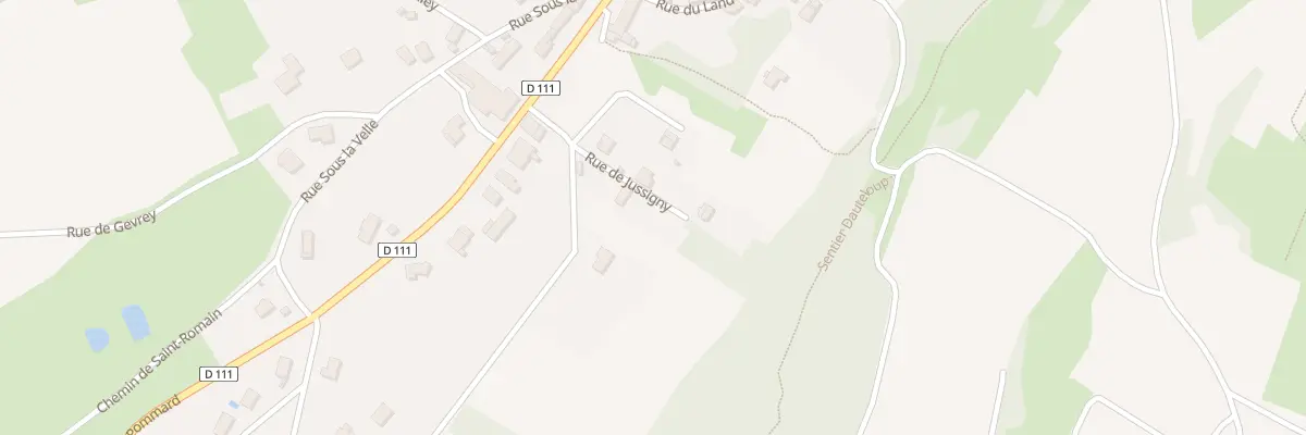 Plan du 5 Rue de Jussigny à Meloisey
