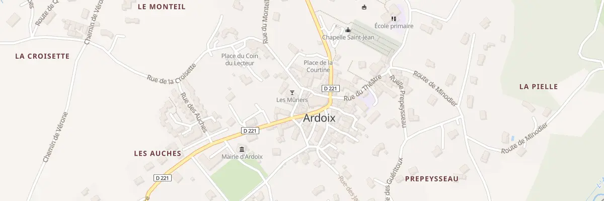 Plan du 5149 Le Village à Ardoix