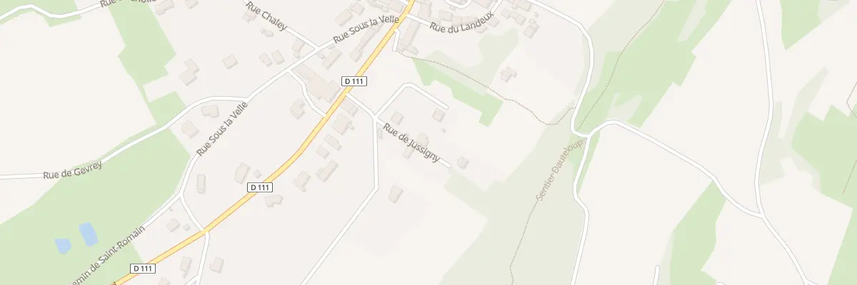 Plan du 3B Rue de Jussigny à Meloisey