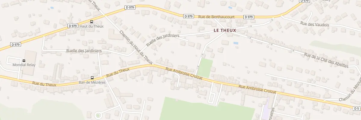 Plan du 11 Rue Ambroise Croizat à Charleville-Mézières