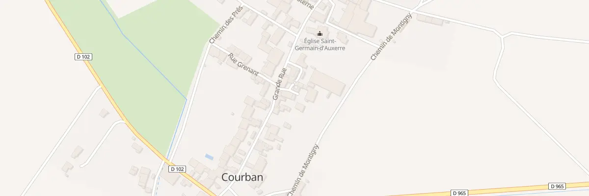 Plan du 4 Imp Chaudron à Courban
