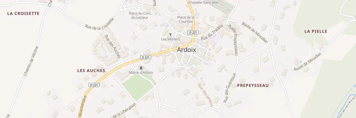 Plan du 5161 Le Village à Ardoix
