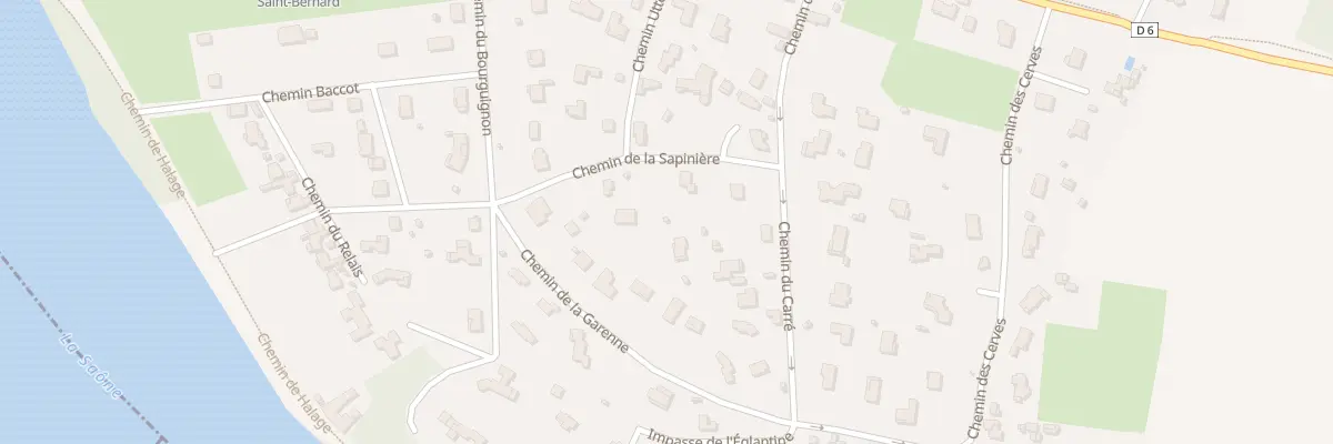 Plan du 328 Che de la Sapiniere à Saint-Bernard