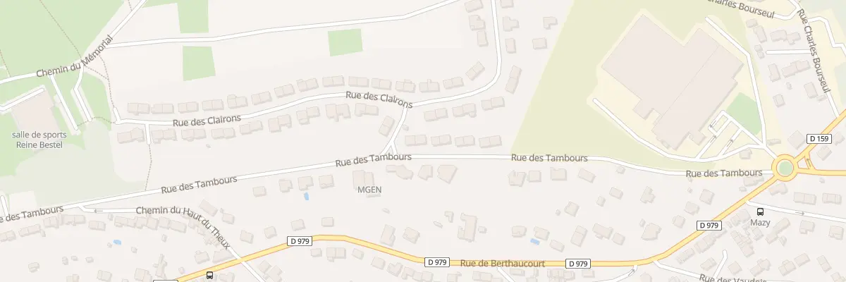 Plan du 35 Rue des Tambours à Charleville-Mézières