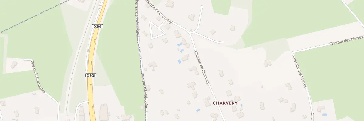 Plan du 22 Che de Charvery à Lissieu