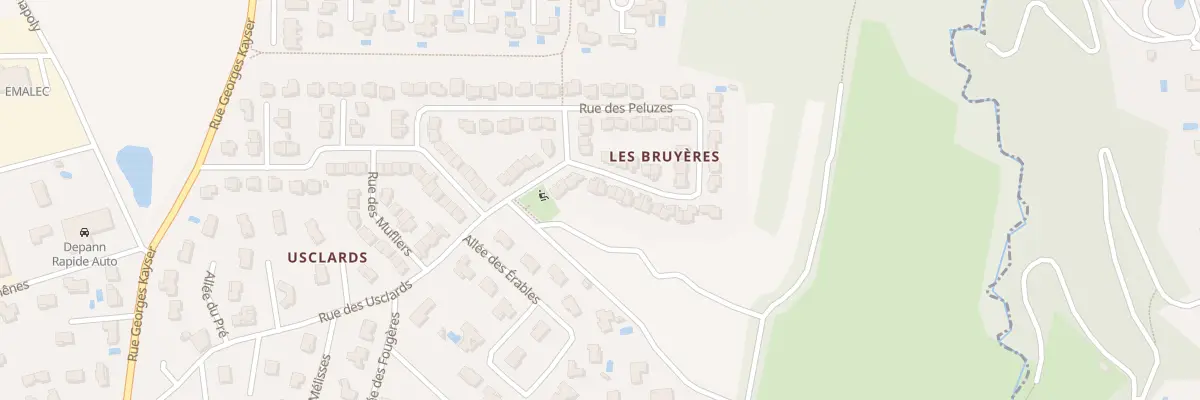 Plan du 73 Rue des Peluzes à Saint-Genis-les-Ollières