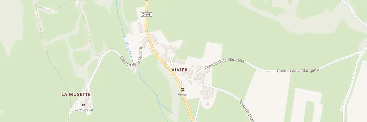 Plan du 5058 Vivier à Blanot