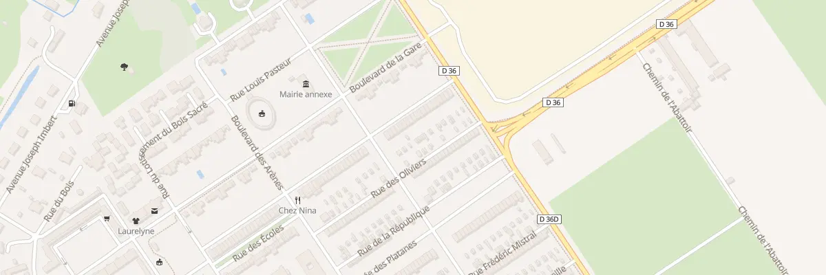 Plan du 15 Rue des Oliviers Salin à Arles