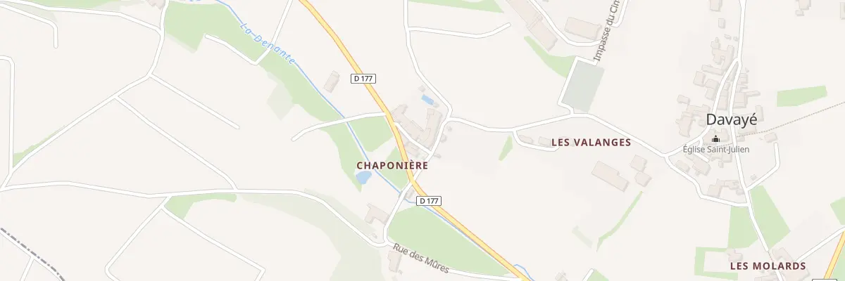 Plan du 5127 Chaponiere à Davayé