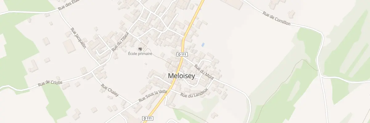 Plan du 2 Rue du Mont à Meloisey