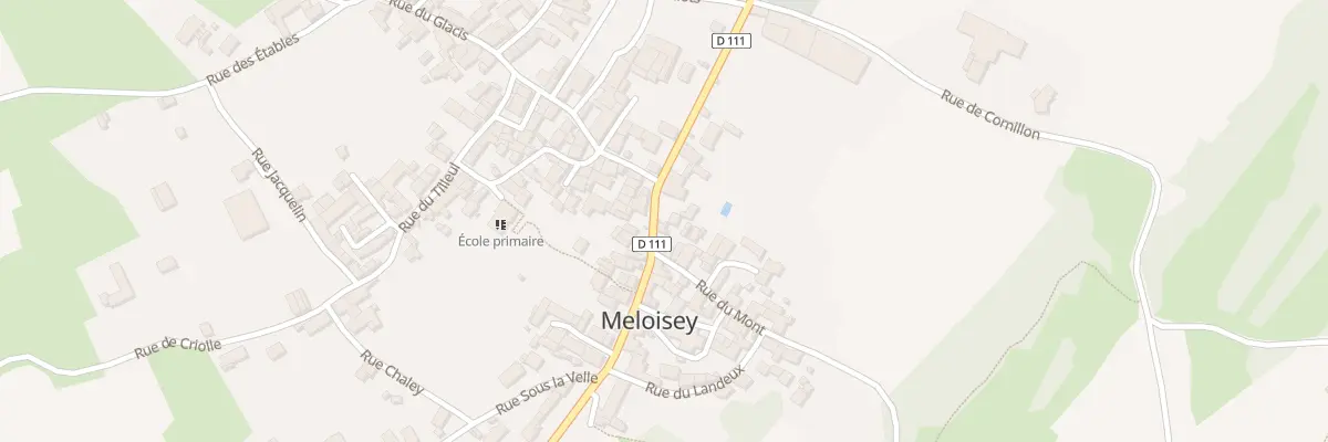Plan du 22 Rte de Pommard à Meloisey
