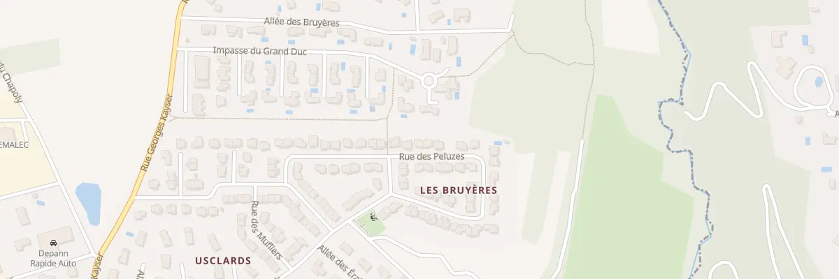 Plan du 33 Rue des Peluzes à Saint-Genis-les-Ollières