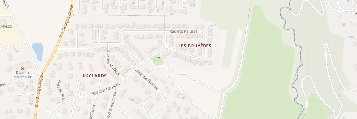 Plan du 71 Rue des Peluzes à Saint-Genis-les-Ollières