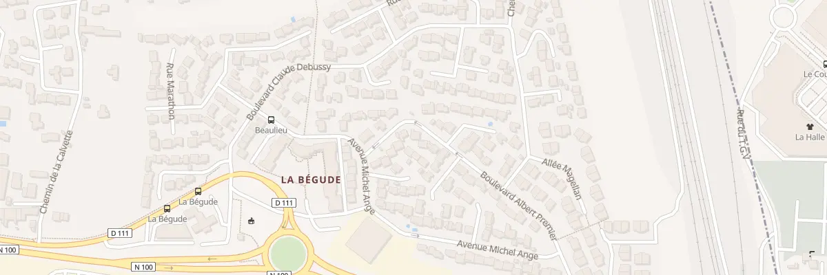 Plan du 12 Bd Albert 1er à Rochefort-du-Gard