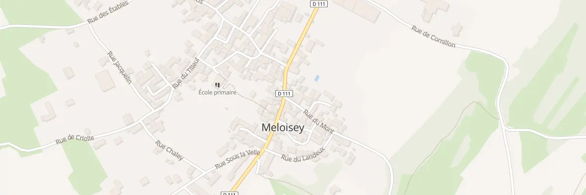 Plan du 20D Rte de Pommard à Meloisey