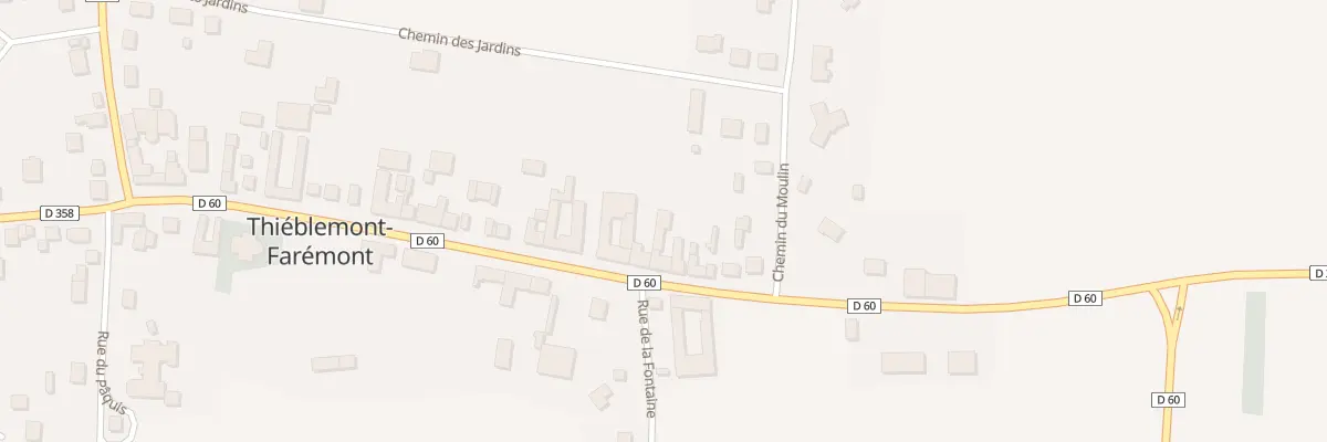 Plan du 16 Gr Grande Rue à Thiéblemont-Farémont