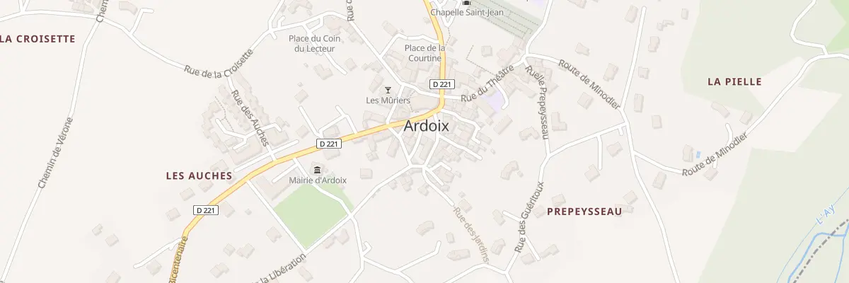 Plan du 12 Pl du Souvenir à Ardoix