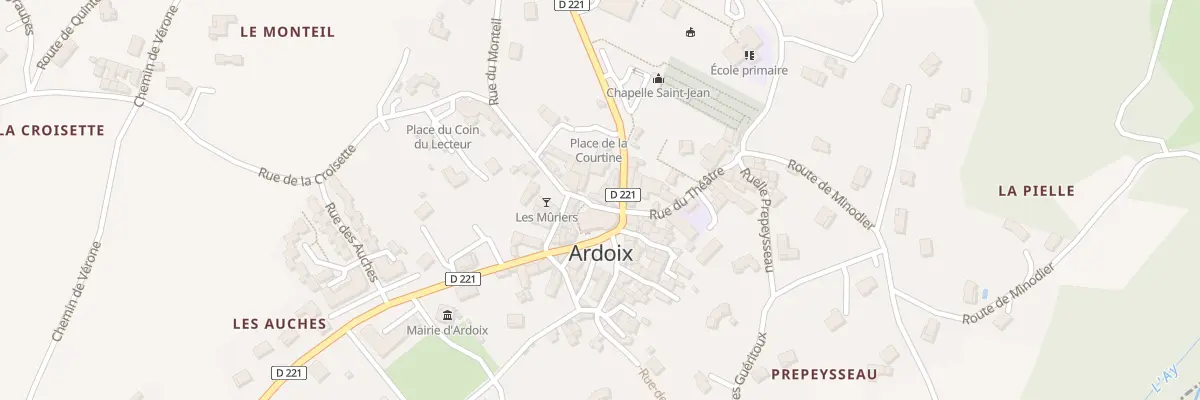 Plan du 20 Rue de la Croisette à Ardoix