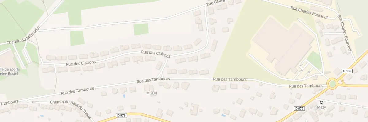 Plan du 44 Rue des Clairons à Charleville-Mézières