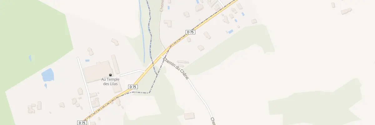 Plan du 70 Rte du Pont de Chêne à Chaponost