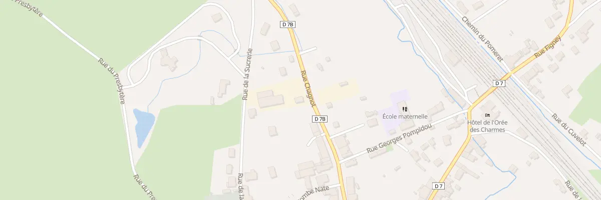 Plan du 33B Rue Chagnot à Blaisy-Bas