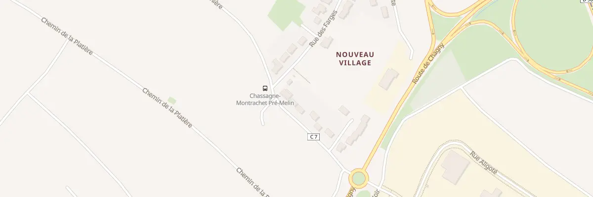Plan du 3 Rue de la Capitaine à Chassagne-Montrachet