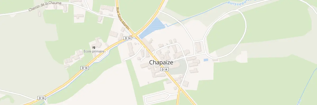 Plan du 5012 Au Bourg à Chapaize