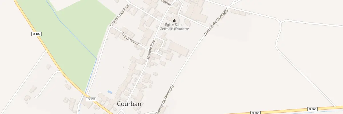 Plan du 8 Imp Chaudron à Courban