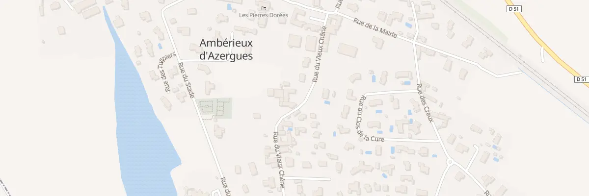 Plan du 160 Rue du Vieux Chêne à Ambérieux