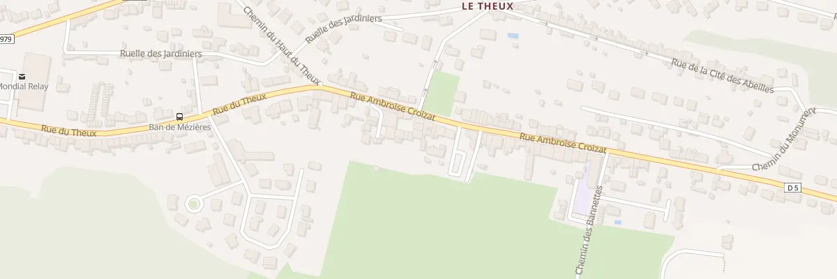 Plan du 36 Rue Ambroise Croizat à Charleville-Mézières