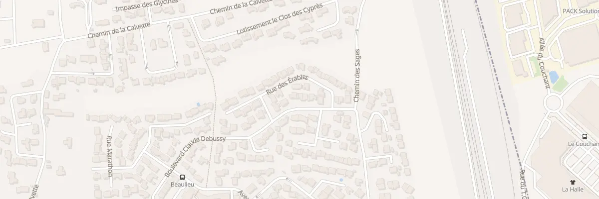 Plan du 23 Bd Claude Debussy à Rochefort-du-Gard