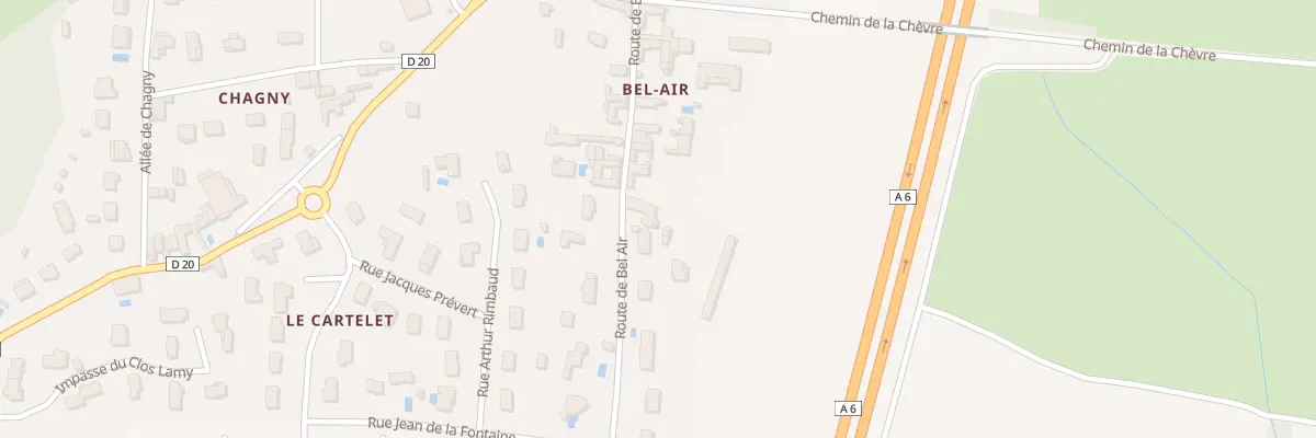 Plan du 289 Rte de Bel-Air à Saint-Georges-de-Reneins