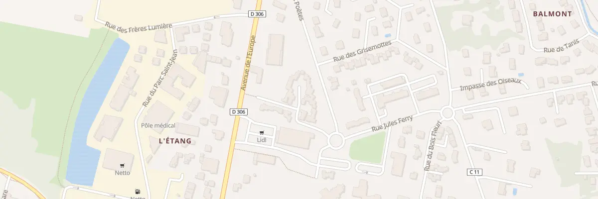 Plan du 2 Rue du Cep à Belleville-en-Beaujolais