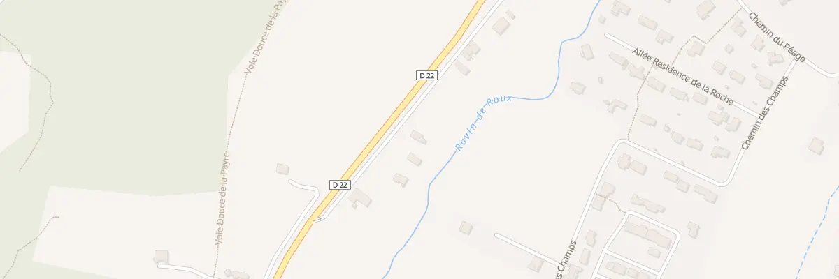 Plan du 5269 Le Peage à Baix