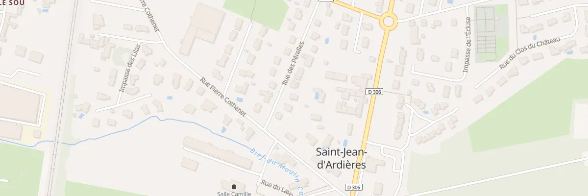 Plan du 16 Rue des Pérelles à Belleville-en-Beaujolais