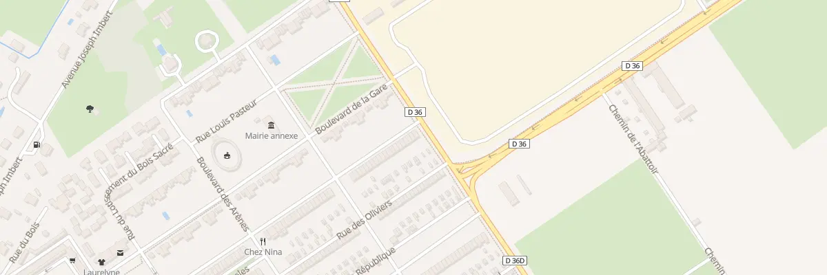 Plan du 2 Rue des Oliviers Salin à Arles