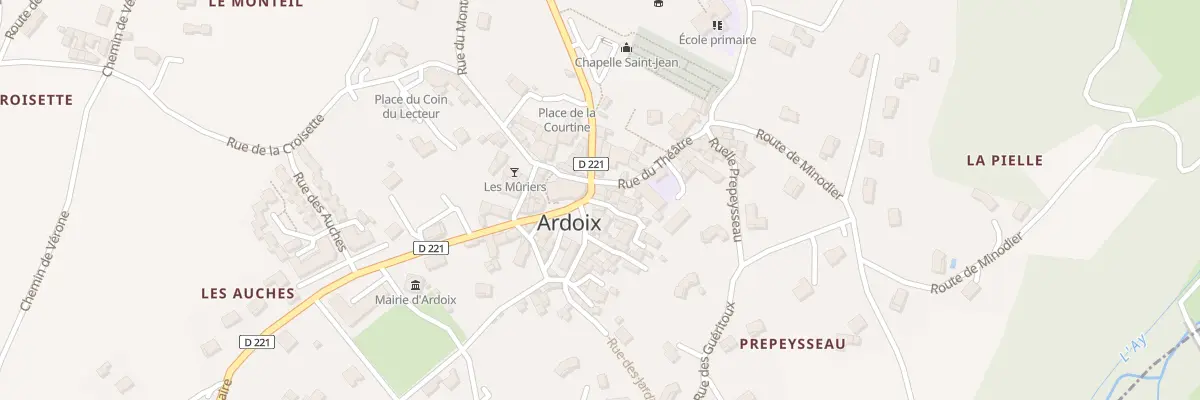 Plan du 305 Rue du Bicentenaire à Ardoix