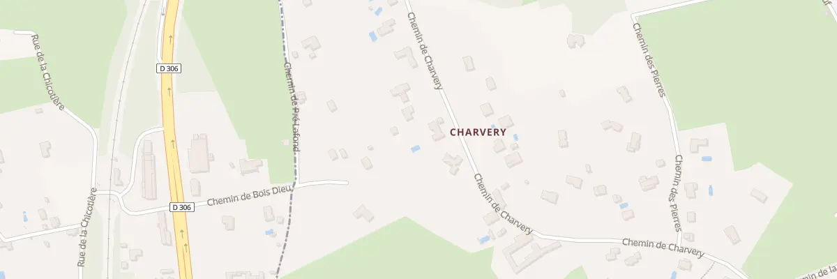 Plan du 32 Che de Charvery à Lissieu